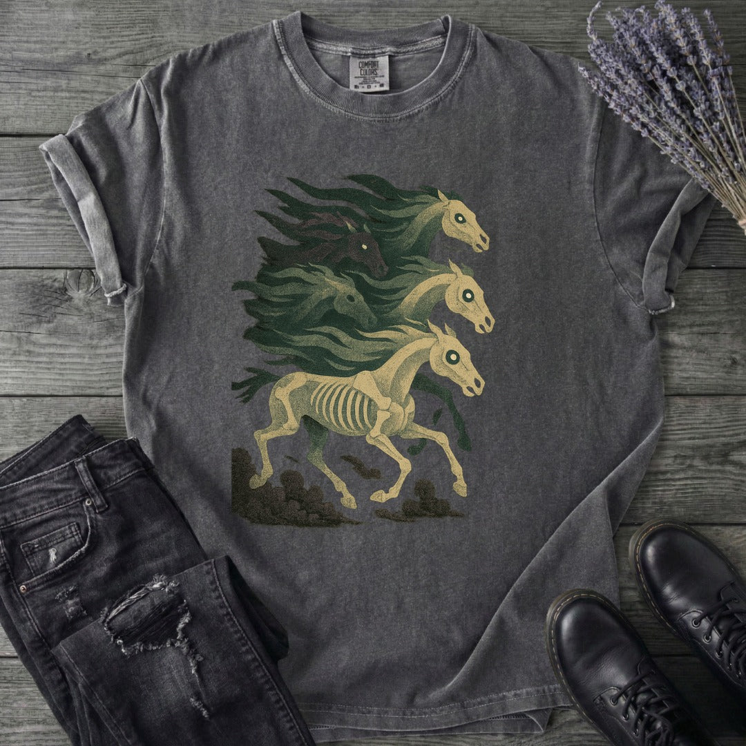 Stampeding Ghost Horses T-Shirt