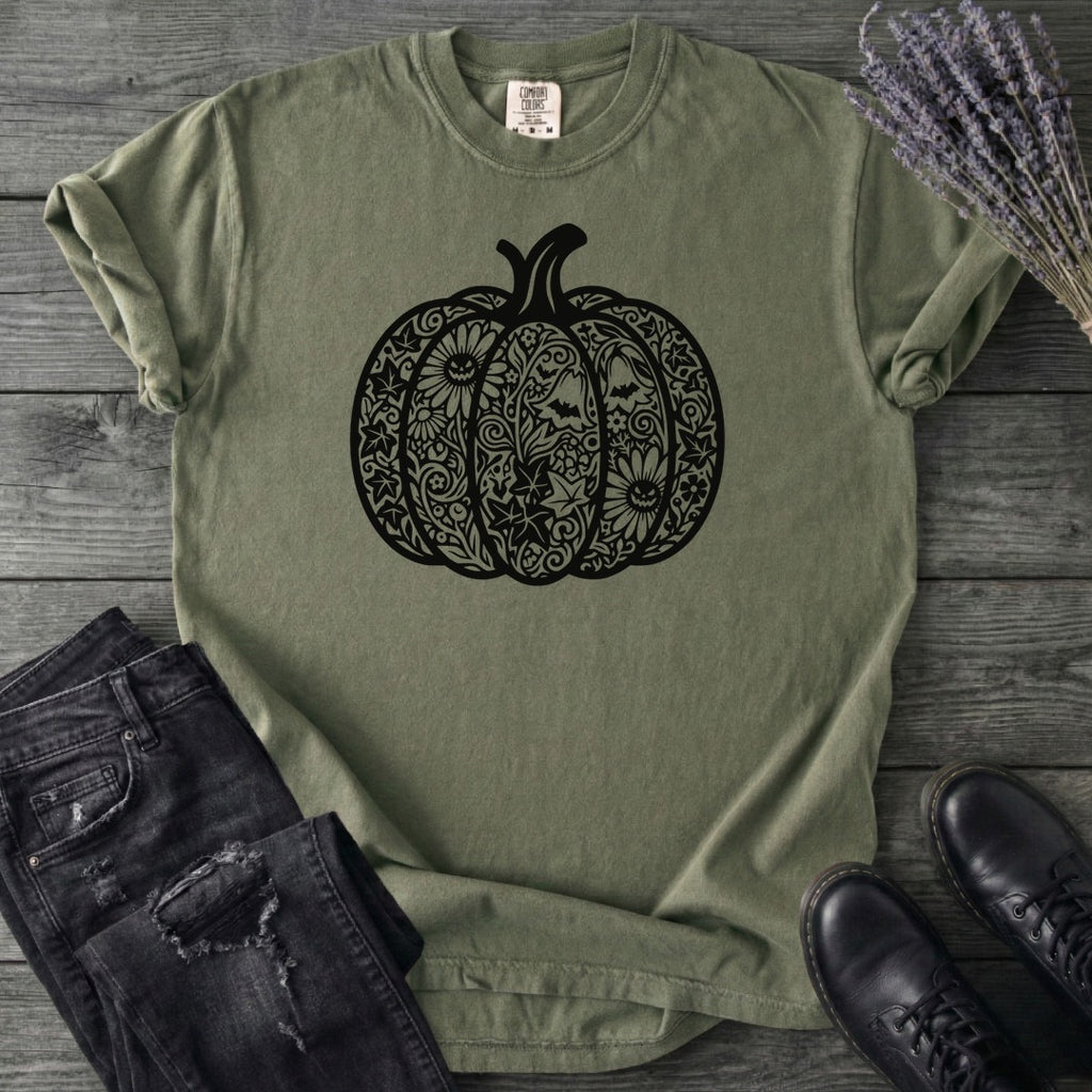 Linocut Pumpkin T-Shirt