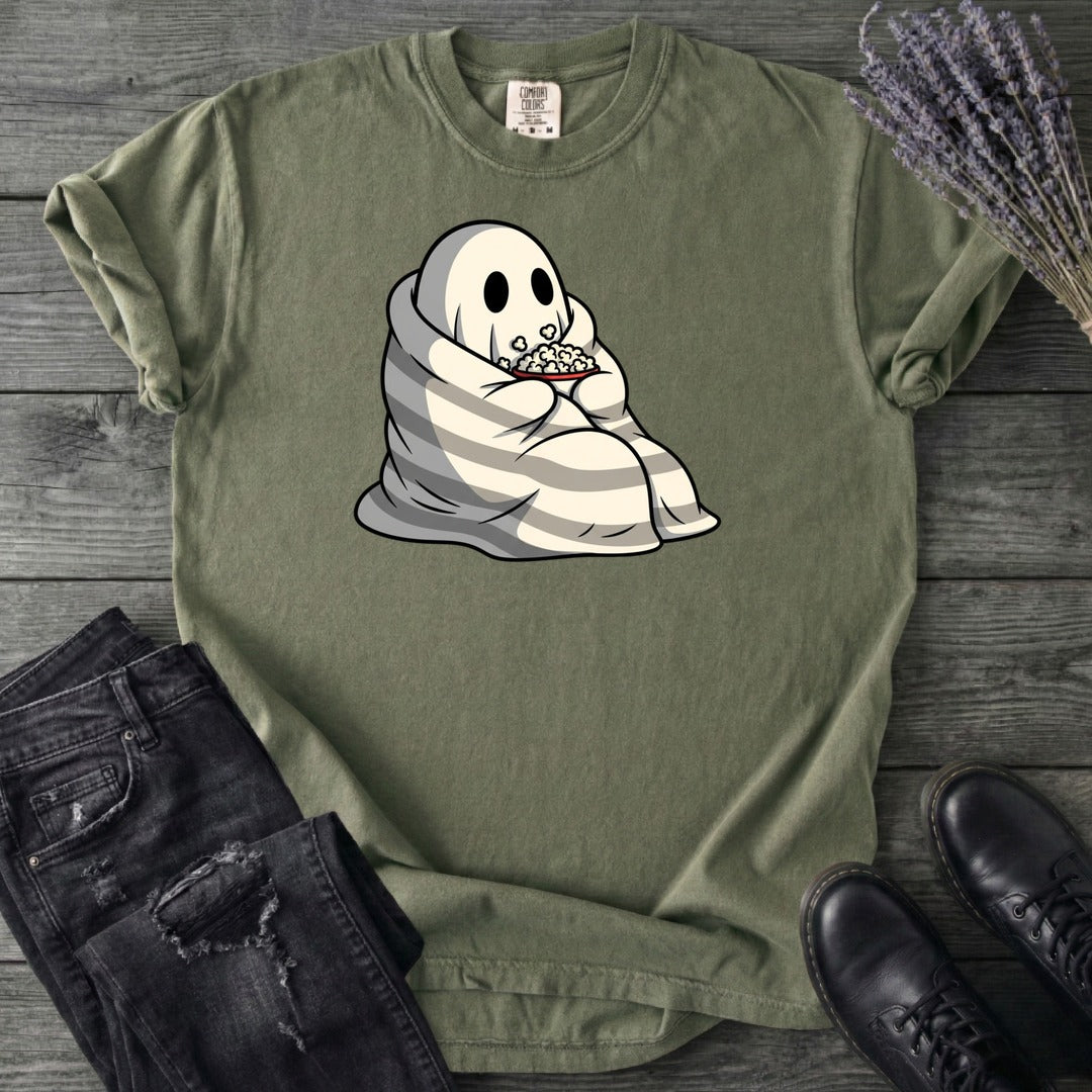 Movie Night Ghost T-Shirt