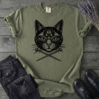 Cat Knitting Needles T-Shirt