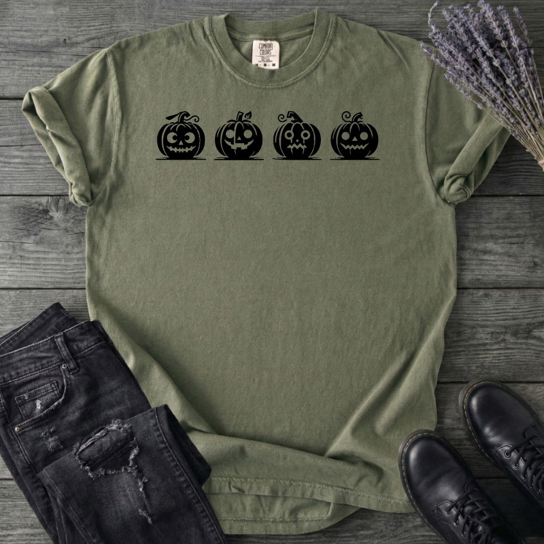 Four Jack-O-Lanterns T-Shirt
