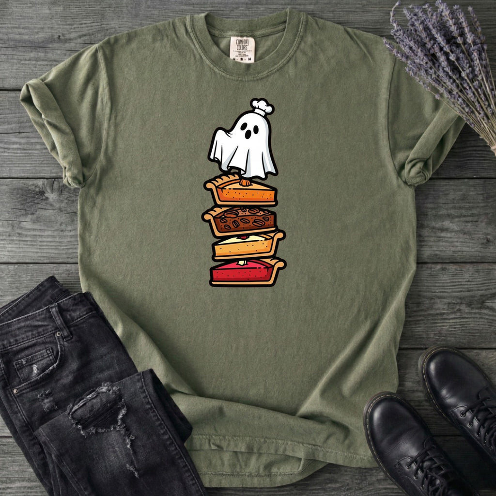 Stacked Pie Ghost T-Shirt
