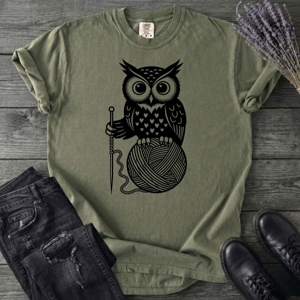 Owl And Yarn T-Shirt