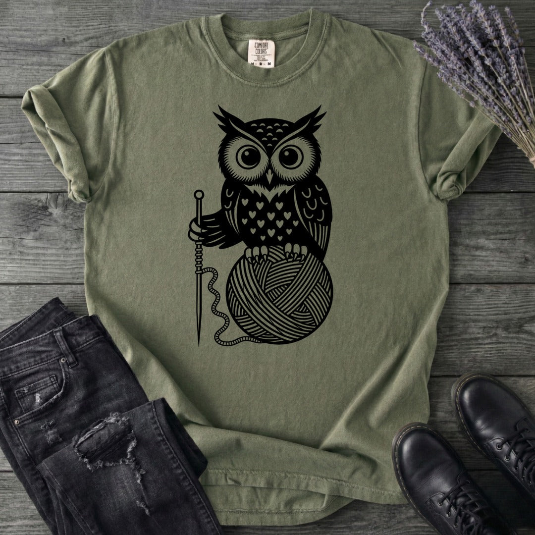 Owl And Yarn T-Shirt