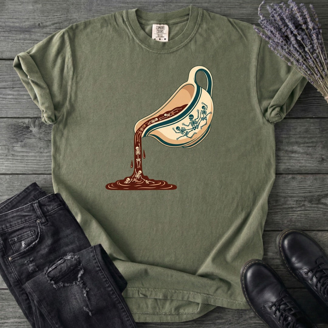 Skeleton Gravy Boat T-Shirt