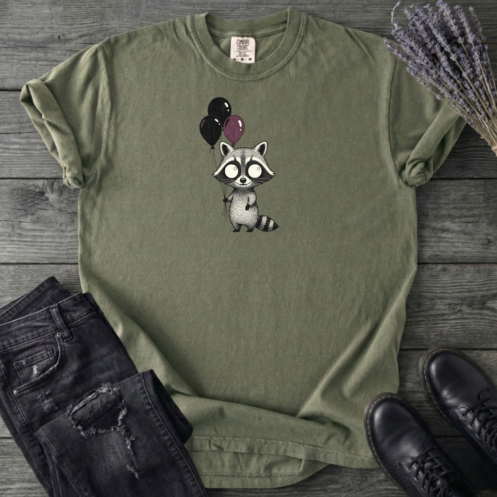 Raccoon Balloons T-Shirt