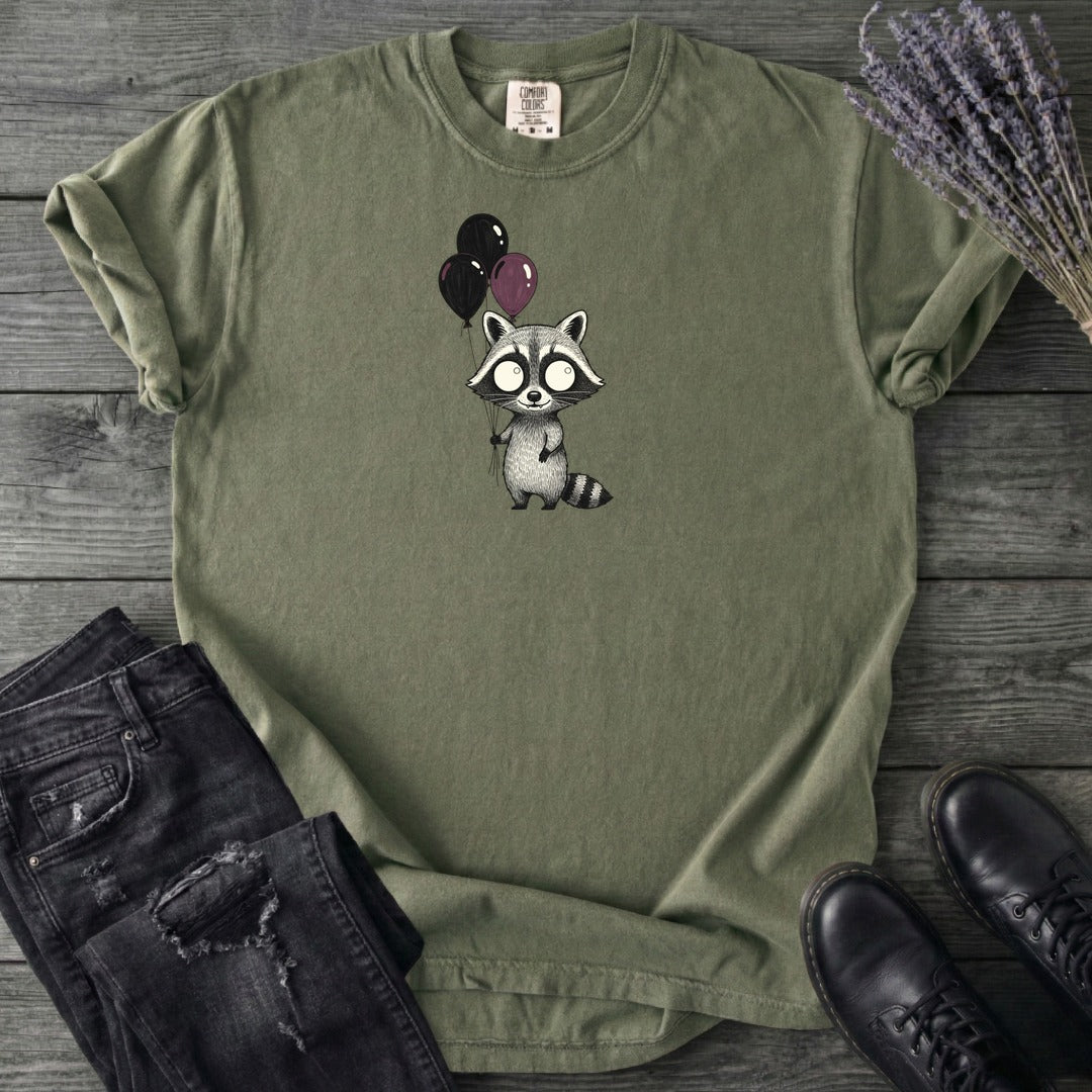 Raccoon Balloons T-Shirt