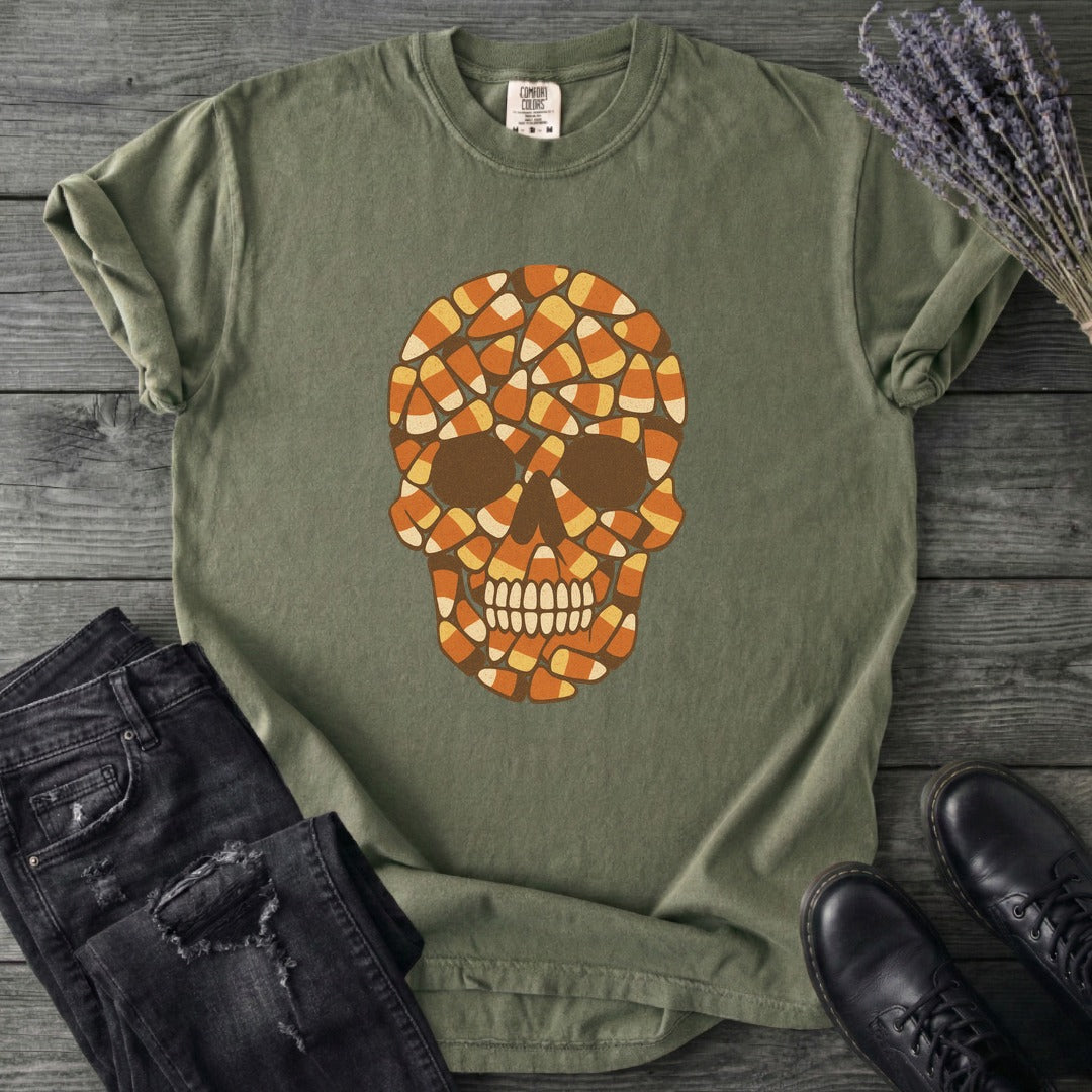 Candy Corn Skull T-Shirt