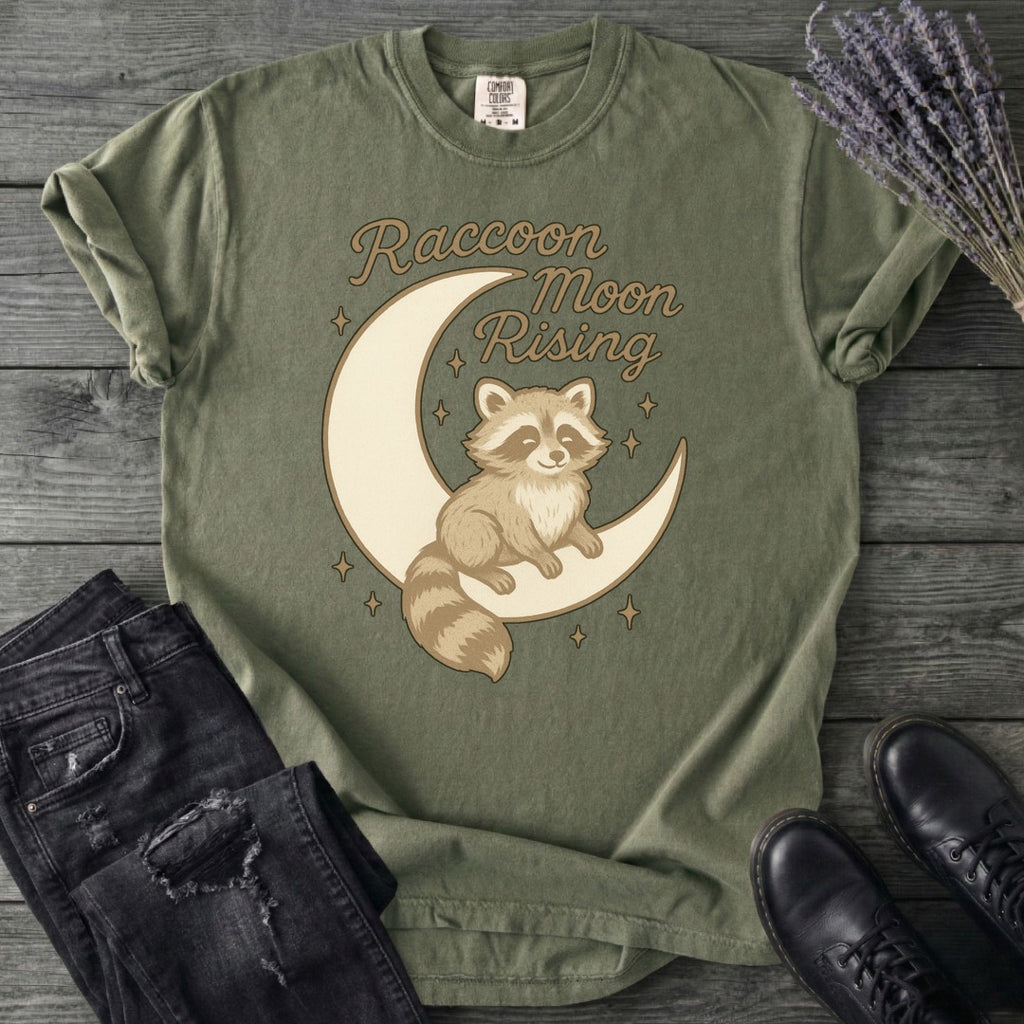 Raccoon Moon Rising T-Shirt