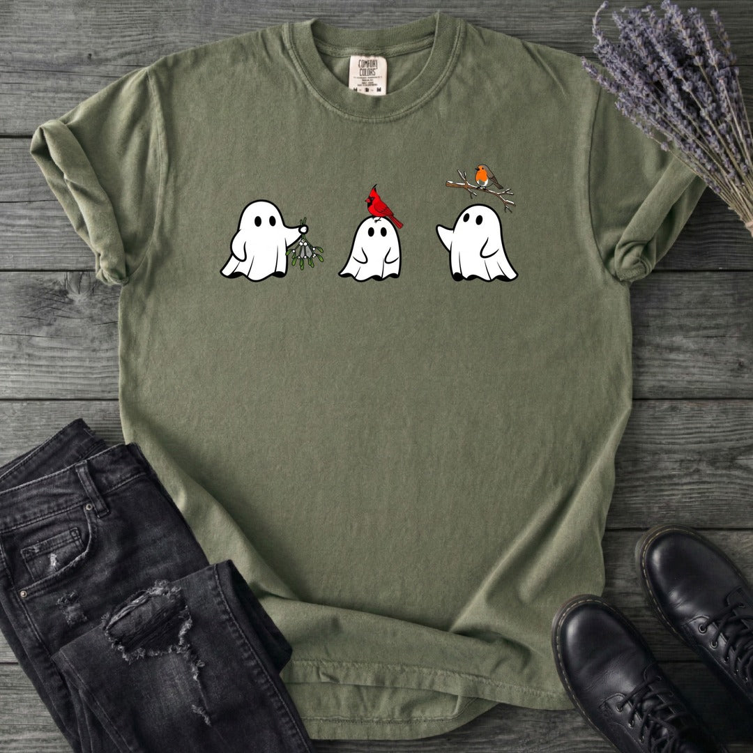 Ghosts With Birds T-Shirt