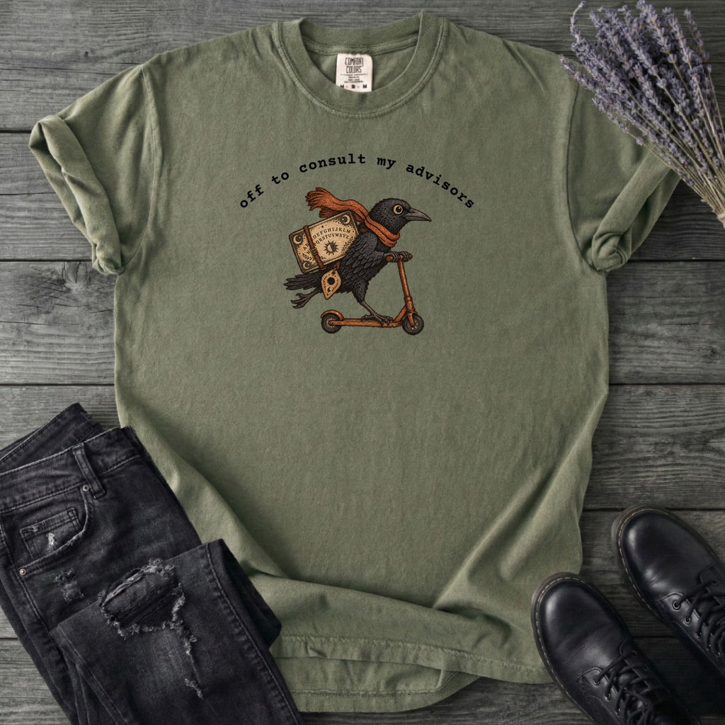 Off To Consult My Advisors T-Shirt