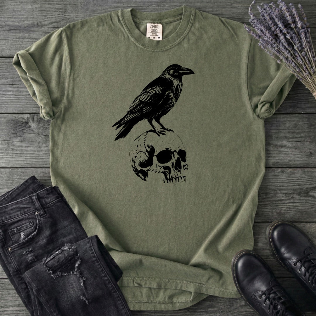 Classic Crow and Skull T-Shirt