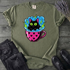 Cat Heart Mug Y2k 90s T-Shirt
