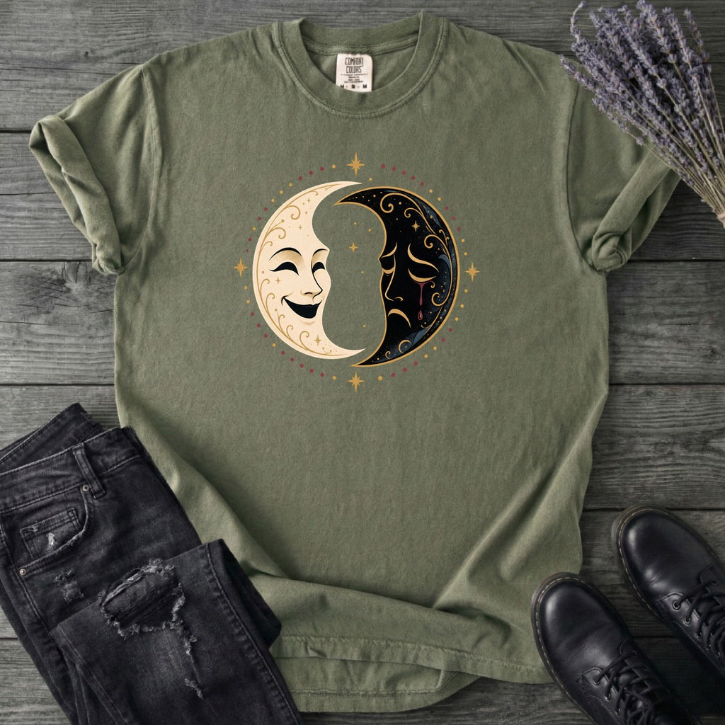 Comedy Tragedy Moons T-Shirt