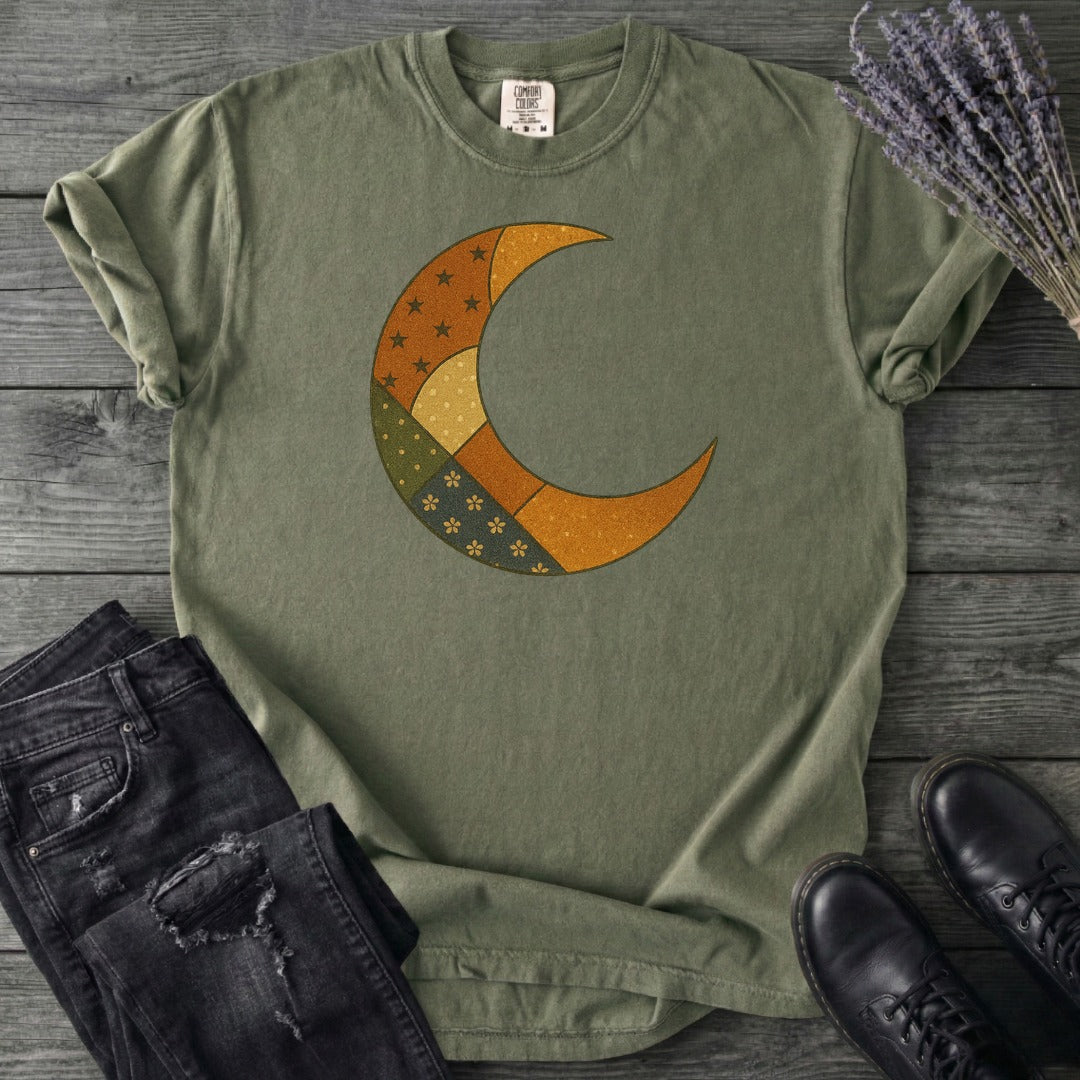 Patchwork Crescent Moon T-Shirt
