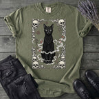 Cat Skull Card T-Shirt