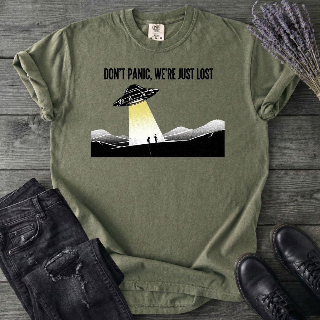 Dont Panic Were Lost T-Shirt