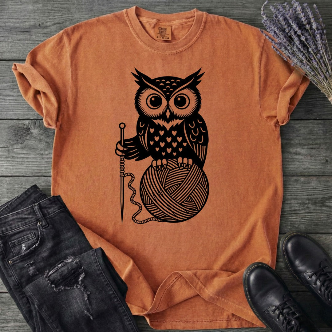 Owl And Yarn T-Shirt