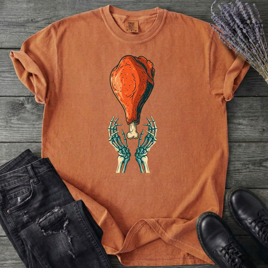 Skeleton Turkey Leg T-Shirt