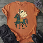 Ghost Carousel Horse T-Shirt