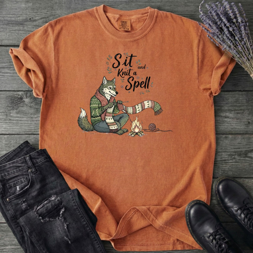 Sit And Knit A Spell T-Shirt