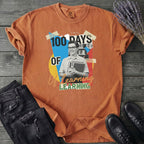 Old School 100 Days Of Learning T-Shirt