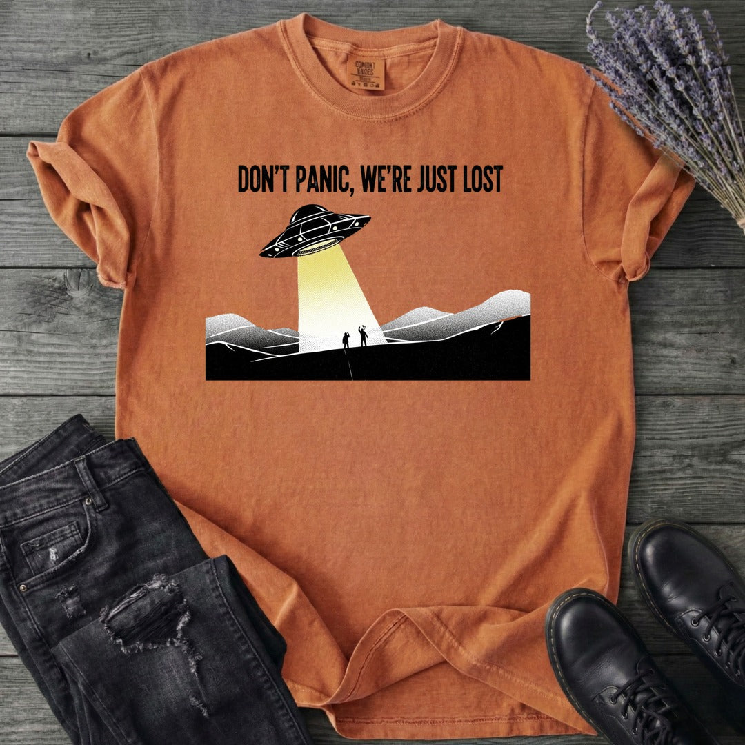 Dont Panic Were Lost T-Shirt