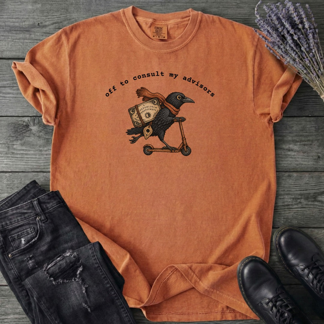 Off To Consult My Advisors T-Shirt
