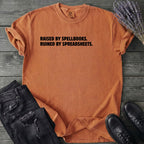 Spellbooks and Spreadsheets T-Shirt