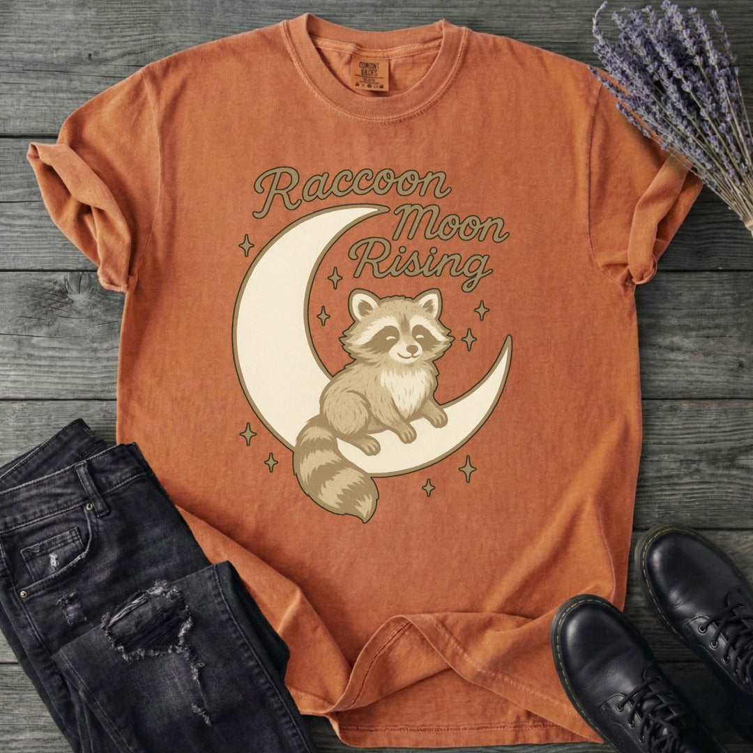Raccoon Moon Rising T-Shirt