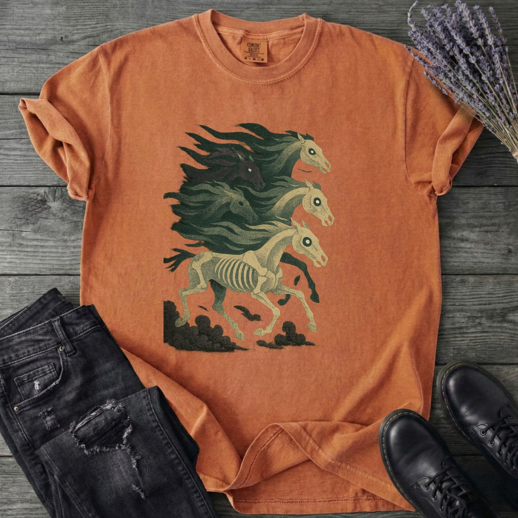 Stampeding Ghost Horses T-Shirt