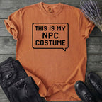 This Is My Npc Costume T-Shirt
