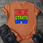 Halloween Starts Now T-Shirt