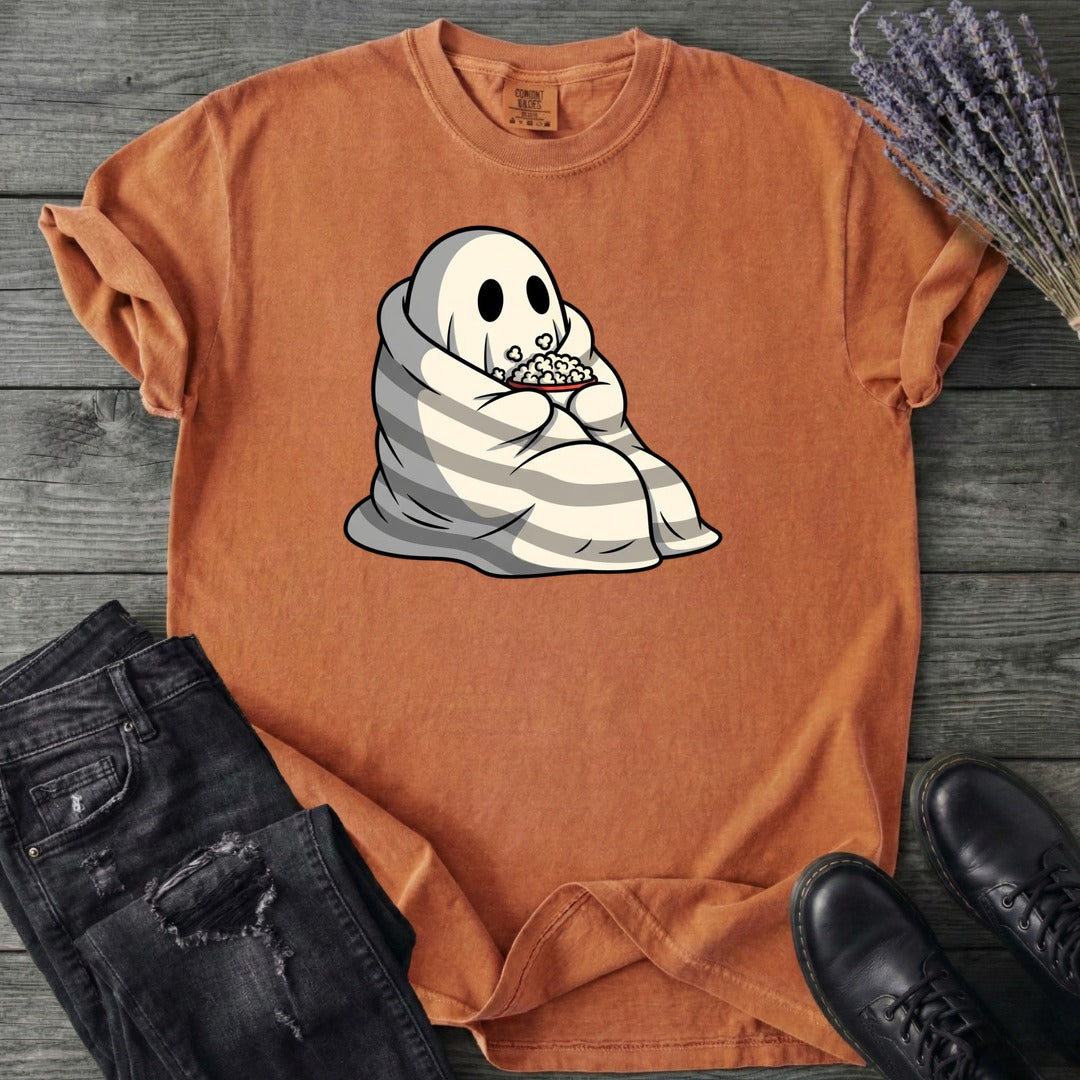 Movie Night Ghost T-Shirt