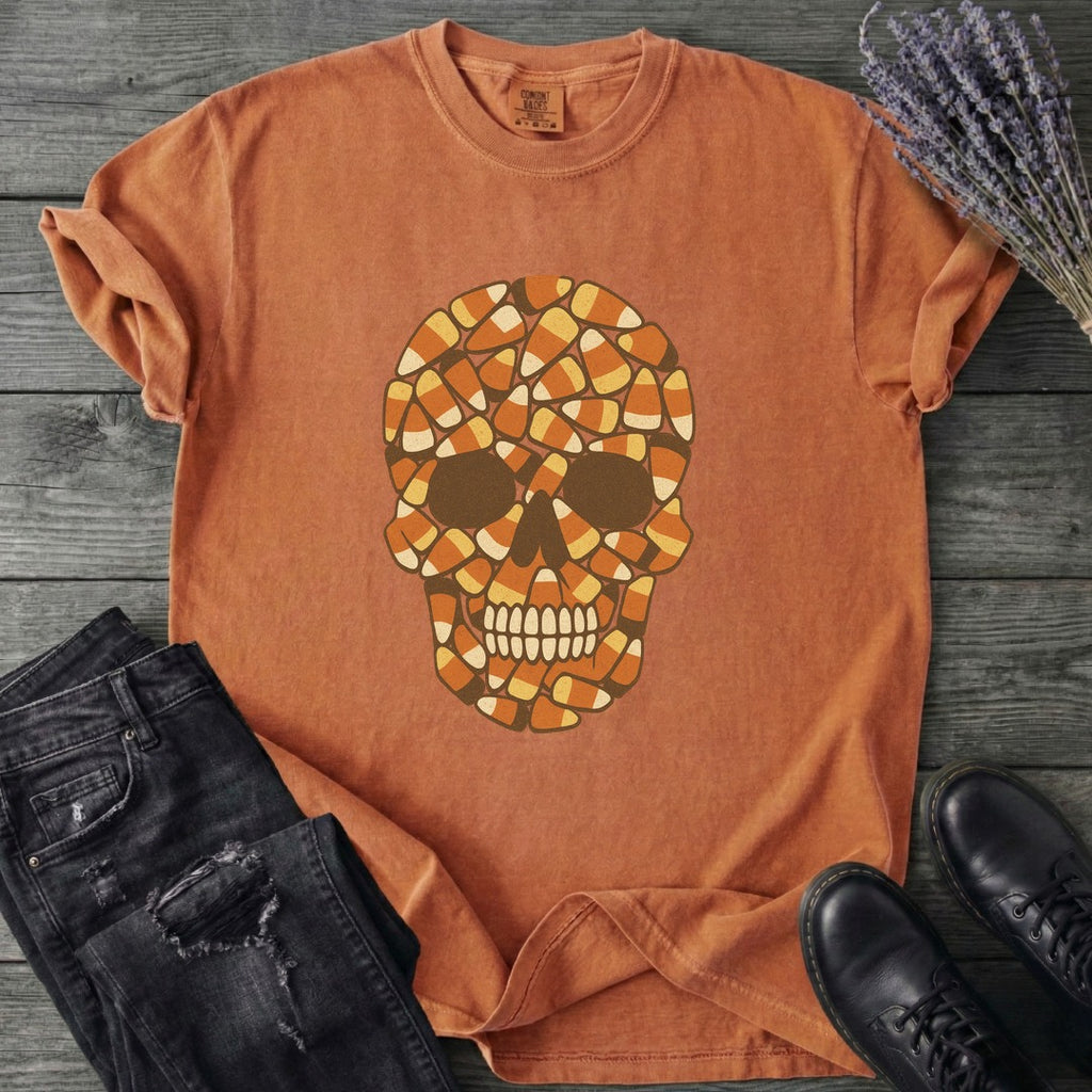 Candy Corn Skull T-Shirt