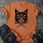 Cat Knitting Needles T-Shirt