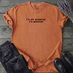 Not Antisocial T-Shirt