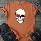 Heart Eye Skull T-Shirt