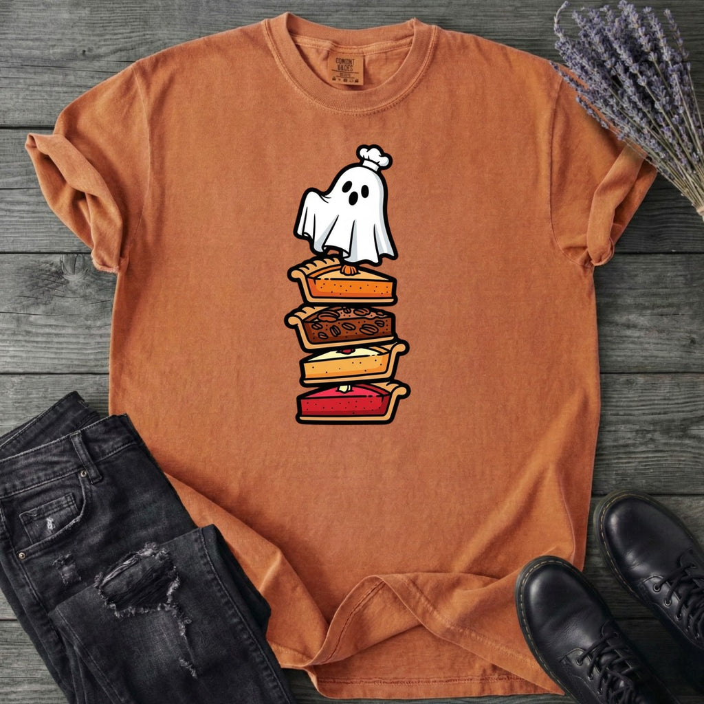 Stacked Pie Ghost T-Shirt