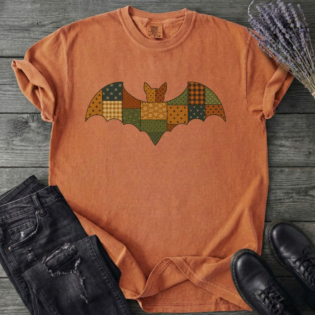 Patchwork Bat T-Shirt