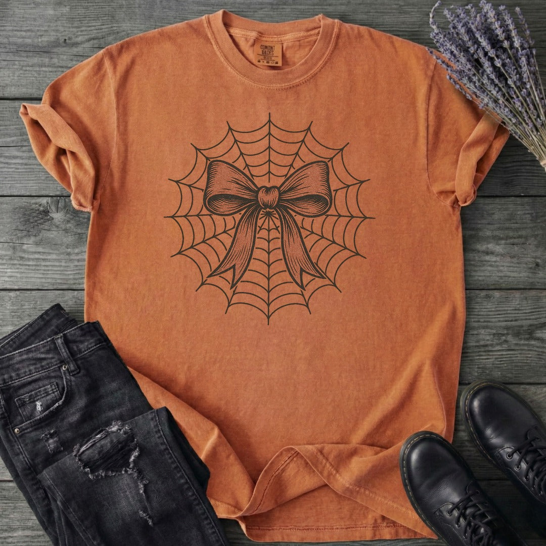 Spiderweb Bow T-Shirt