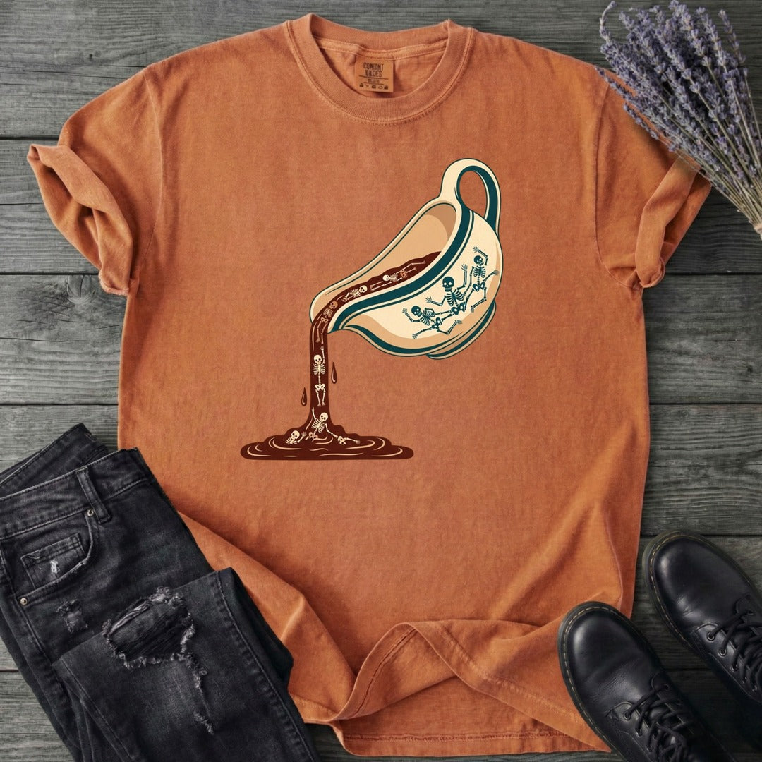 Skeleton Gravy Boat T-Shirt