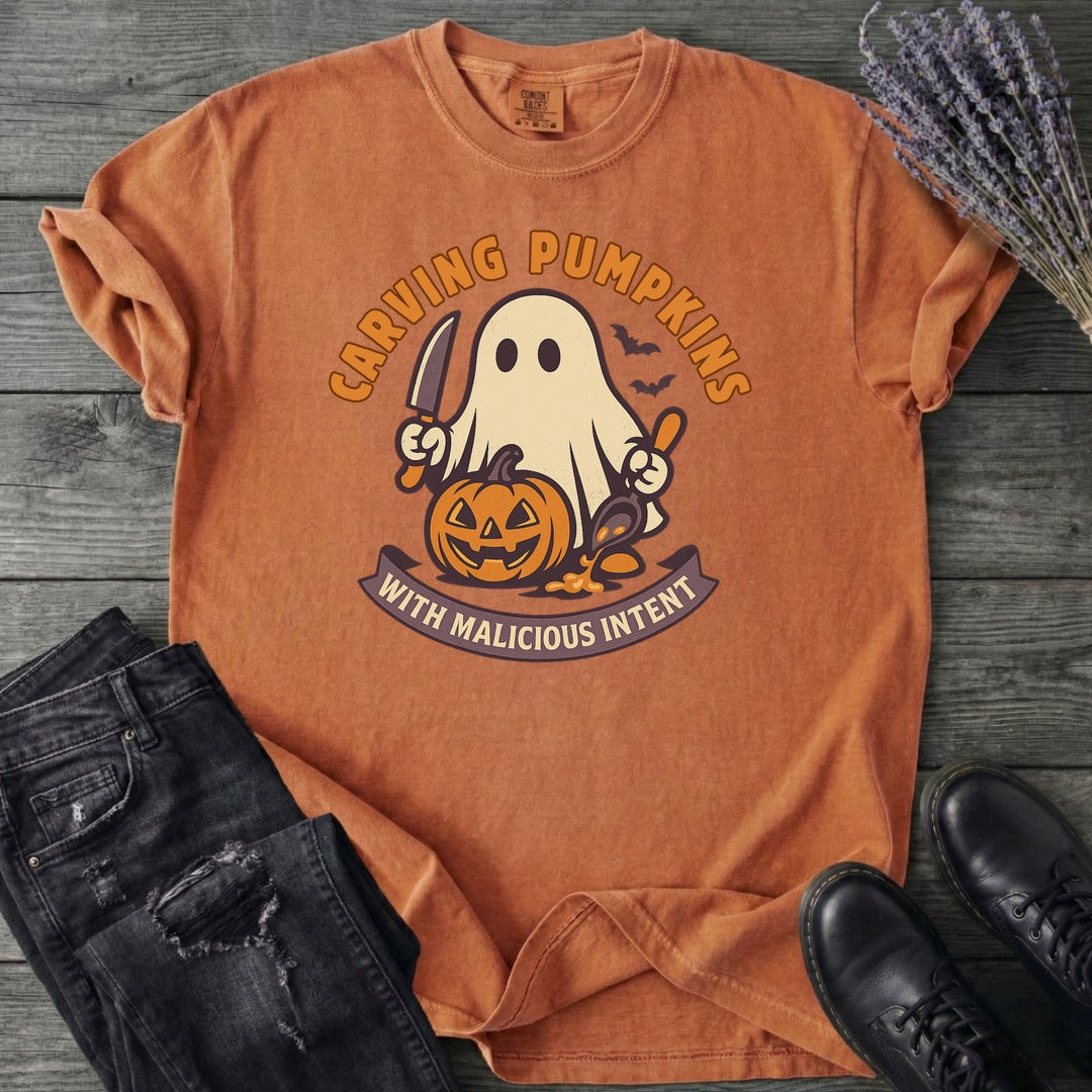 Carving Pumpkins Evolved T-Shirt
