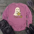 Knitting Ghost Long Sleeve T-Shirt