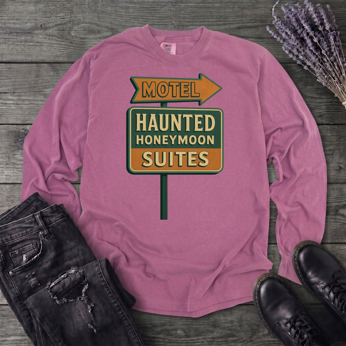 Haunted Honeymoon Suites Long Sleeve T-Shirt