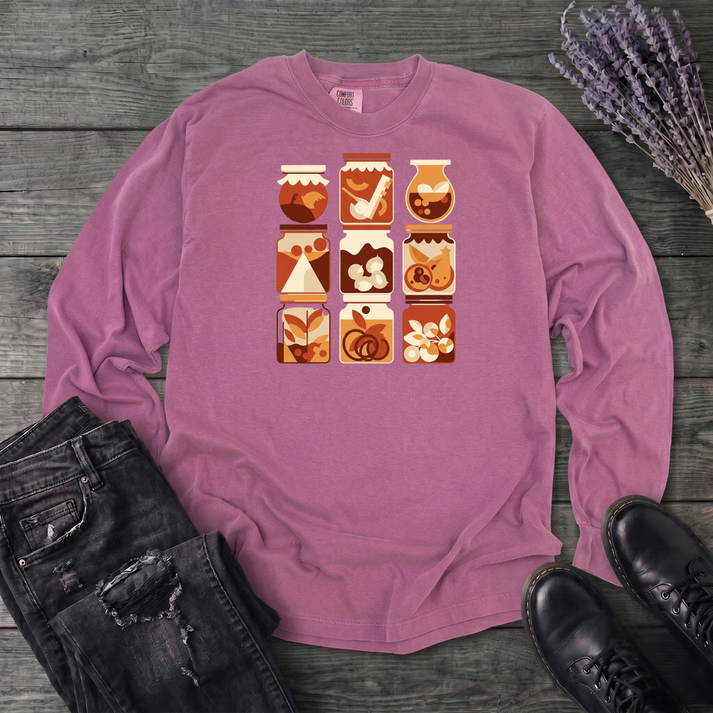 Jar Grid Long Sleeve T-Shirt