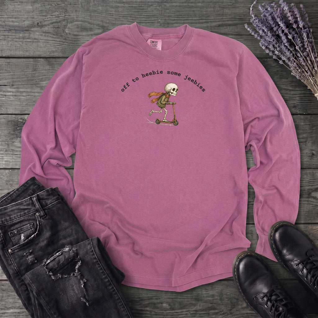 Off To Heebie Some Jeebies Long Sleeve T-Shirt