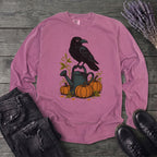 Raven Pumpkin Patch Long Sleeve T-Shirt