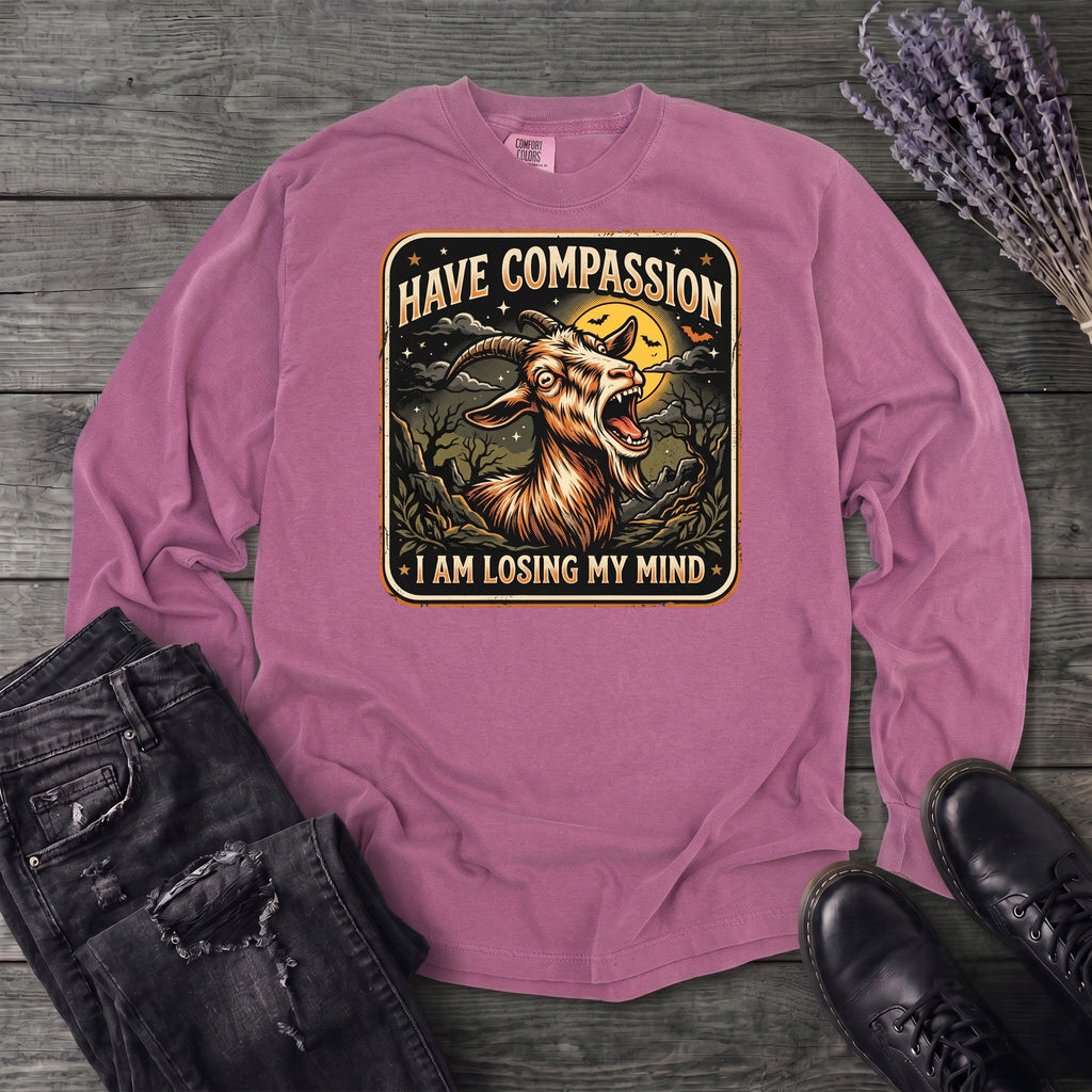 Compassion Goat Long Sleeve T-Shirt