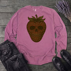 Strawberry Skull Long Sleeve T-Shirt